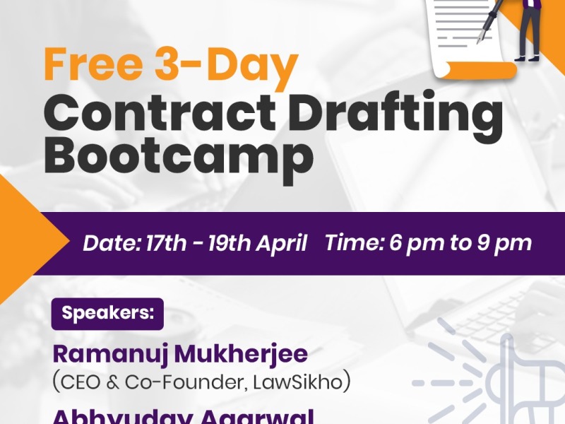 Free 3 Day Contract Drafting Bootcamp